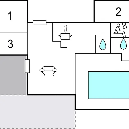 Gorgeous In With Private Swimming Pool, Be Inside Or Outside 度假居