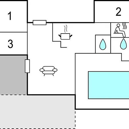 Vakantiehuis Awesome In With Sauna